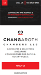 Mobile Screenshot of changarothchambers.com